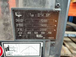 Linde D14SPi/133 (ohne Batterie, ohne Wiegesystem)