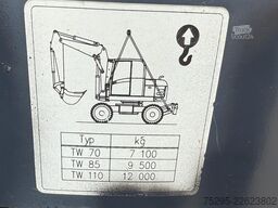 Terex TL 100 Klappschaufel Palettengabel 8.642 h