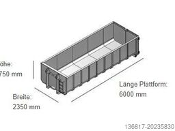  BMP Bohemia 25cbm Behälter Mulde Absetzcontainer
