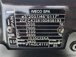 Iveco Daily 35C12 116pk Kipper GVW 3500kg Euro 6