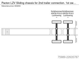 Pacton LZV Sliding chassis for  2nd trailer connection...