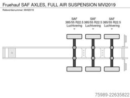 Fruehauf SAF AXLES, FULL AIR SUSPENSION
