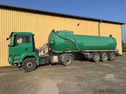 MAN Stapel und MAN MAN TGS 18.360 4x4 BLS (Agro LOF) und Stapel 3-Achs Tanksattelauflieger