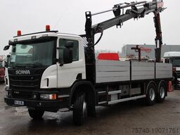 Scania P410 + atlas 190 4x hydrolic + 6x4  remote + EU...