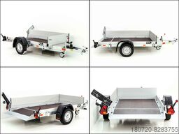 Vezeko Absenkanhänger 127x246cm 1,0t Bordwandaufsatz