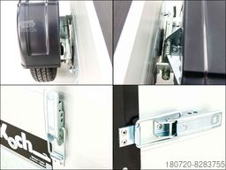 Vezeko Absenkanhänger 127x246cm 1,0t Bordwandaufsatz