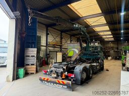 MAN TGS 26.360 6x2 HOOKLIFT + CRANE TEREX ATLAS TLC...