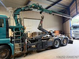 MAN TGS 26.360 6x2 HOOKLIFT + CRANE TEREX ATLAS TLC...