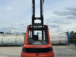 Linde H80D-03 FORKLIFT, 8000KG, duplex, 6 cil. Deutz ...