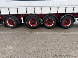 BP TRAILER 4 axle Curtainsider / Planenauflieger