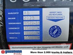  Abrollcontainer Halfpipe ca. 16m³, Hardox, hydr.