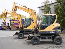 Hyundai Robex 55W-9 Wheeled Excavator 5.5t / 2pc