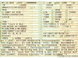 MAN TGM 18.340 4x2 LL / Ldbw / Carrier Supra 1250Mt