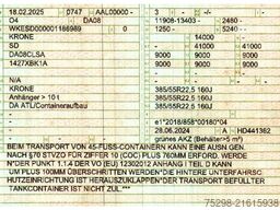 KRONE SD / Liftachse / Teleskop / 11.908 - 13.403 mm