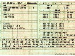 KRONE SD/Trennwand/Doppelverd./ Doppelst./ATP/TIR