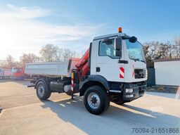 MAN TGM 13.250 4x4 KRAN FUNK AHK single bereift