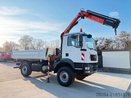 MAN TGM 13.250 4x4 KRAN FUNK AHK single bereift