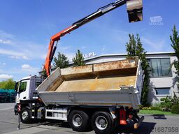 Mercedes-Benz Arocs 2636 / 6x4 / HDS Fassi / 3-Way Tip