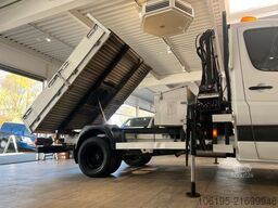 MERCEDES-BENZ Sprinter Kipper + HIAB Kran * Zul-Ges=3.500kg+