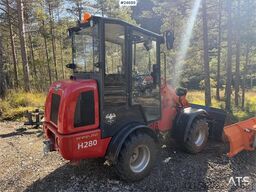 Heracles H280 Wheel Loader w/Snow Plow, Bucket and Pallet F