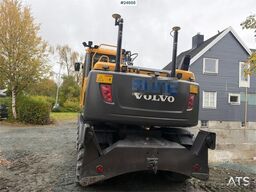 Volvo EW140D Wheeled Excavator with Rototilt, GPS and Gr