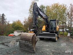 Volvo EW140D Wheeled Excavator with Rototilt, GPS and Gr