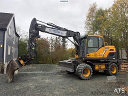 Volvo EW140D Wheeled Excavator with Rototilt, GPS and Gr
