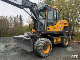 Volvo EW140D Wheeled Excavator with Rototilt, GPS and Gr