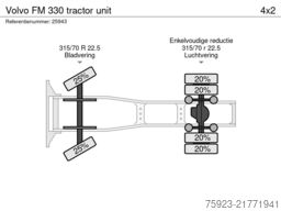 Volvo FM 330 tractor unit