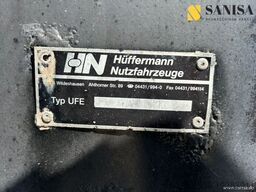HÜFFERMANN HAR1870/Abrollanhänger/Schlitten/TÜV März 2026