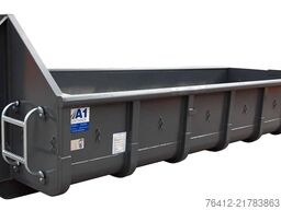 A1 Container Normbehälter 10 m³ Doppelflügeltür ? RAL 7016 Anthrazitgrau ? Abrollcontainer