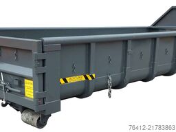 A1 Container Normbehälter 10 m³ Doppelflügeltür ? RAL 7016 Anthrazitgrau ? Abrollcontainer