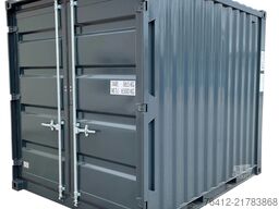 A1 Container 8 Fuß Lagercontainer RAL 7016 Anthrazitgrau