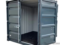 A1 Container 8 Fuß Lagercontainer RAL 7016 Anthrazitgrau