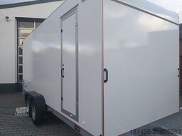trailershop Werkstatt Koffer Tür mobil Lager 550x200x210cm