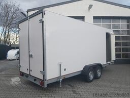 trailershop Werkstatt Koffer Tür mobil Lager 550x200x210cm