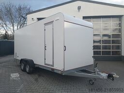 trailershop Werkstatt Koffer Tür mobil Lager 550x200x210cm