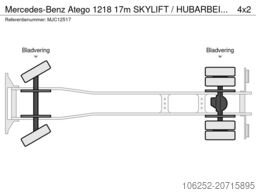 Mercedes-Benz Atego 1218 17m SKYLIFT / HUBARBEITSBÜHNE - COMI...