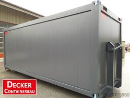 Decker Containerbau Bürocontainer 20ft, auf ABR, sofort