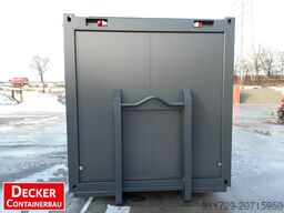 Decker Containerbau Bürocontainer 20ft, auf ABR, sofort