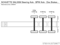 SCHUETTE SAL3358 Steering Axle - BPW Axle - Disc Brakes ...