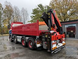 Scania R580 V8 8X4 Kipper Kran Palfinger 22002
