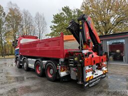 Scania R580 V8 8X4 Kipper Kran Palfinger 22002