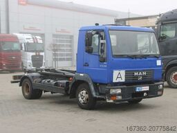 MAN LE 8.145 LC, EURO 3, HOOK CONTAINER, PNEU 80%