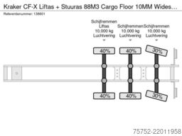 Kraker CF-X Liftas + Stuuras 88M3 Cargo Floor 10MM Wid...