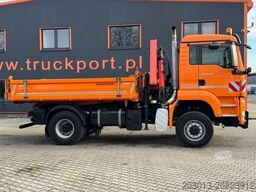 MAN TGS 18.360 4x4 Kipper Kran PALFINGER Winterd.