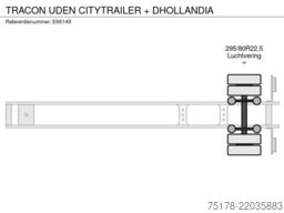 TRACON UDEN CITYTRAILER + DHOLLANDIA