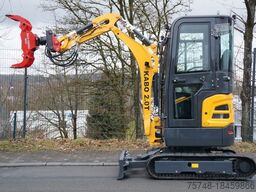  2T Minibagger Yanmar Diesel inkl Sortiergreifer