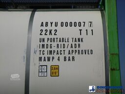 Danteco Food tank container inox 20 ft / 25 m3 / 1 comp
