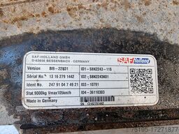 SAF BI9 - 22K01 - SBK2243-11S (2x Lifting axle 1x F...